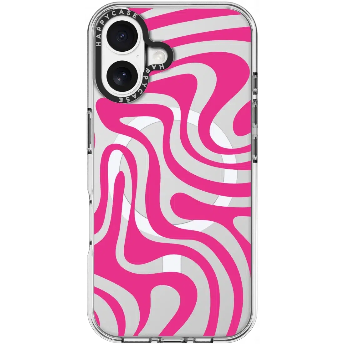 HappyCase Joy Apple iPhone 16 Hoesje MagSafe Back Cover Wavy Swirl