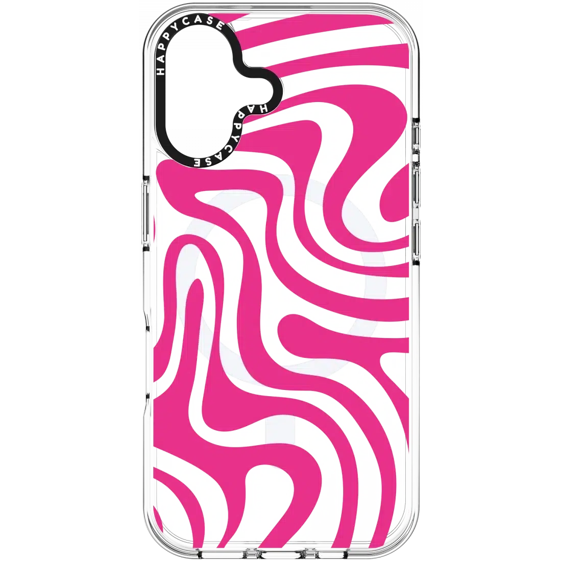 HappyCase Joy Apple iPhone 16 Hoesje MagSafe Back Cover Wavy Swirl