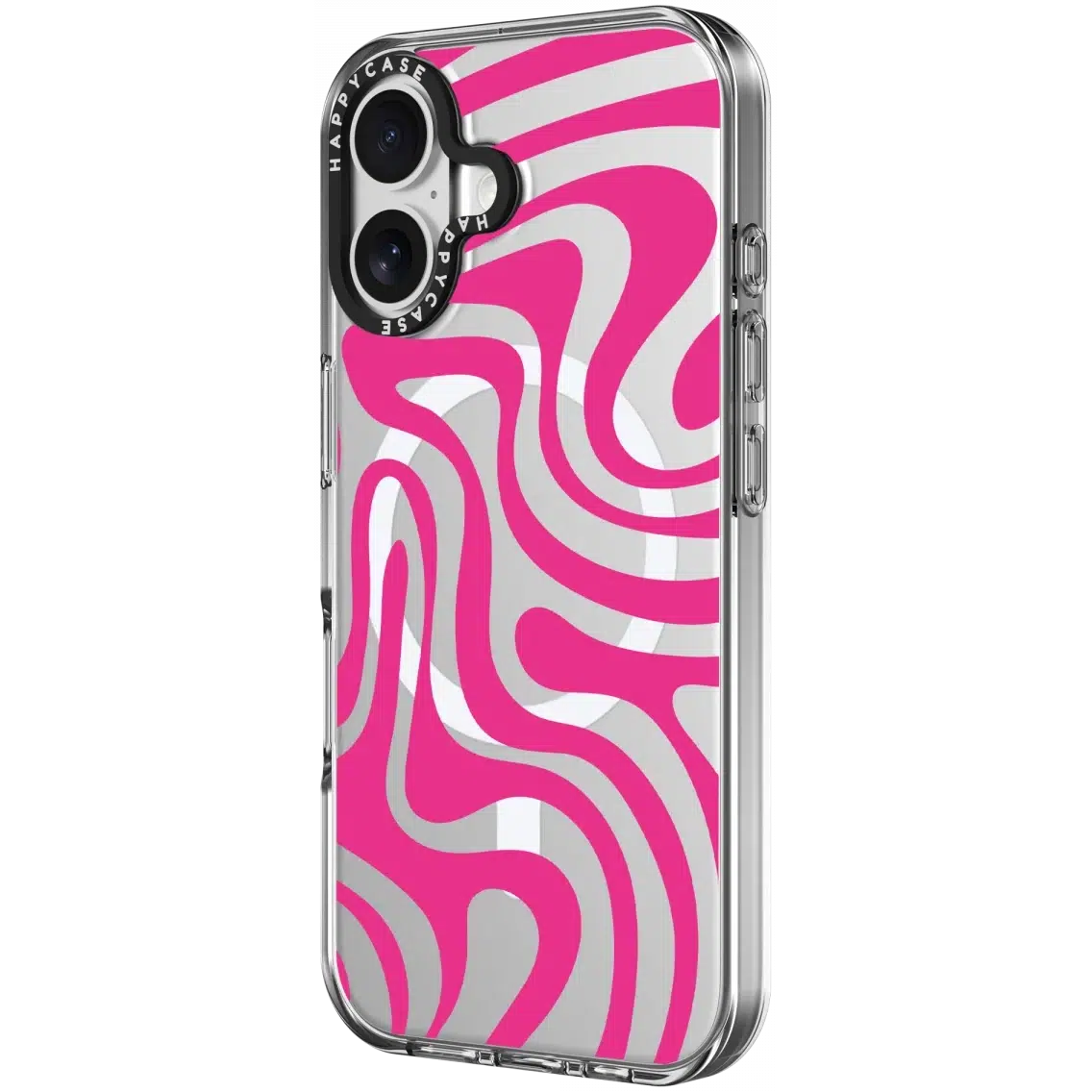 HappyCase Joy Apple iPhone 16 Hoesje MagSafe Back Cover Wavy Swirl