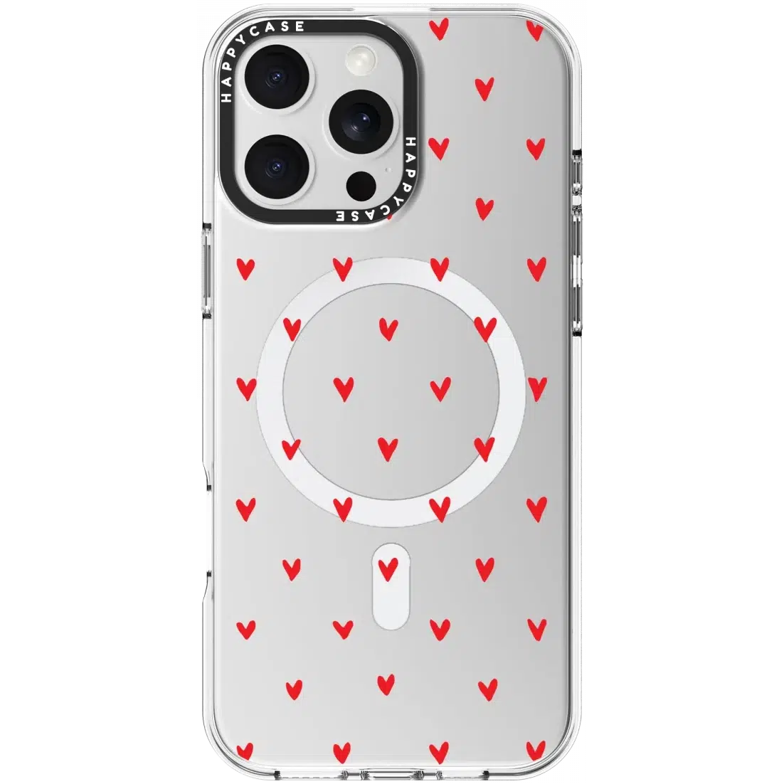 HappyCase Joy Apple iPhone 16 Pro Max Hoesje MagSafe Back Cover Love Hearts