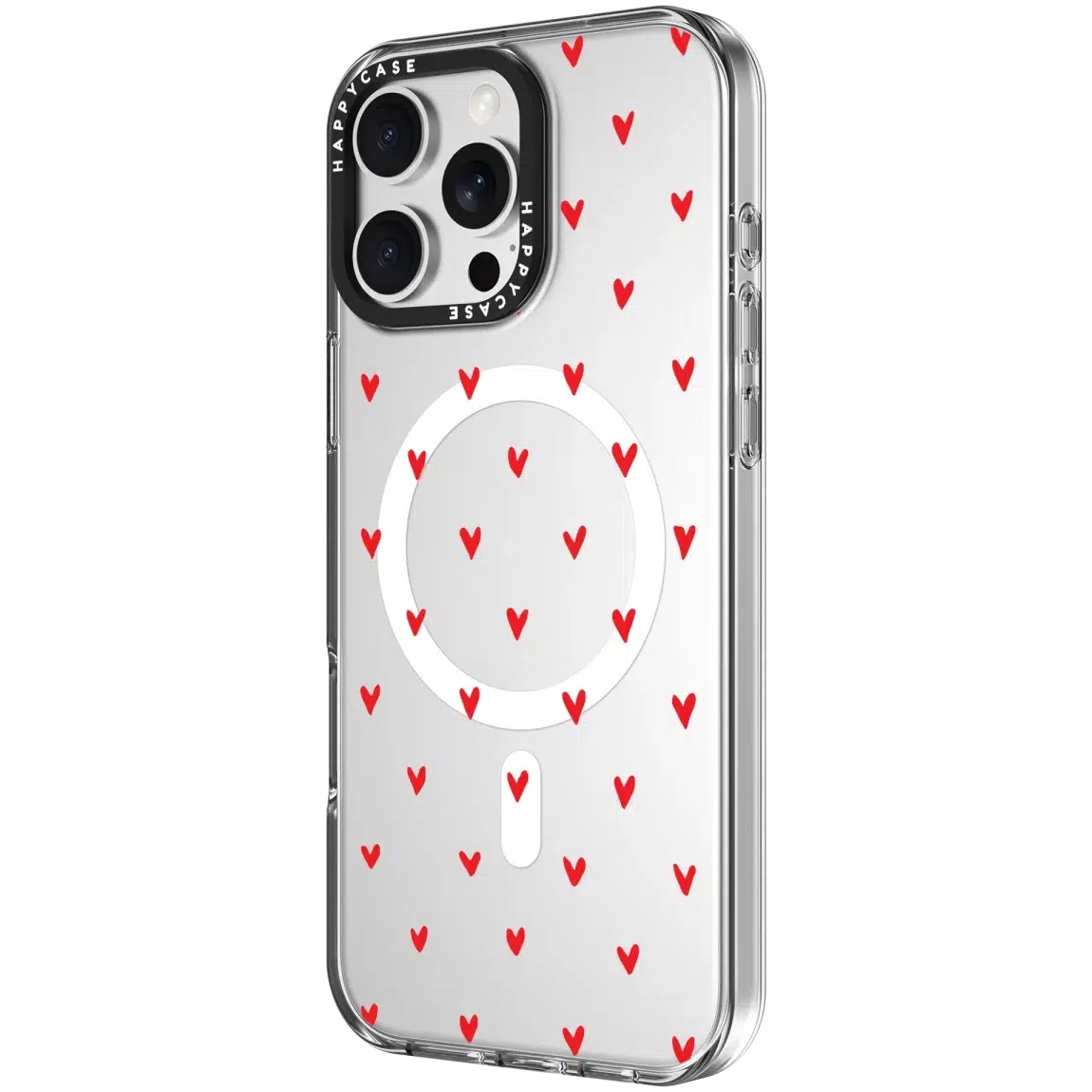 HappyCase Joy Apple iPhone 16 Pro Max Hoesje MagSafe Back Cover Love Hearts