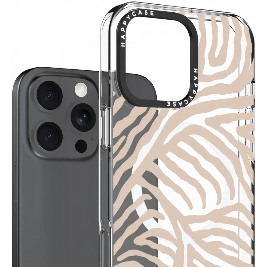 Apple iPhone 16 Pro Hoesje MagSafe Back Cover Safari Tiger