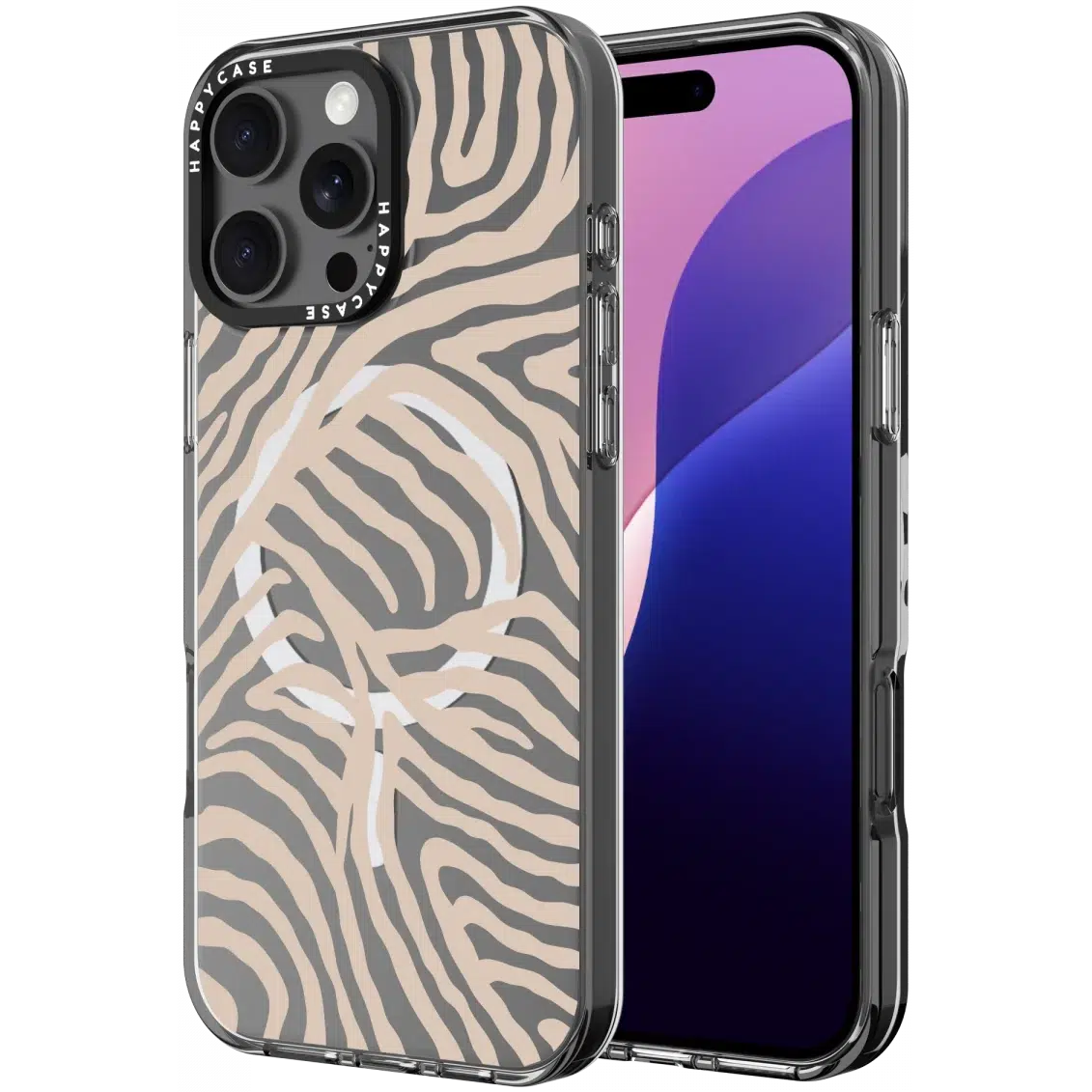 HappyCase Joy Apple iPhone 16 Pro Hoesje MagSafe Back Cover Safari Tiger