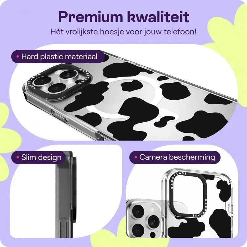 Apple iPhone 16 Pro Hoesje MagSafe Back Cover Spotty Cow