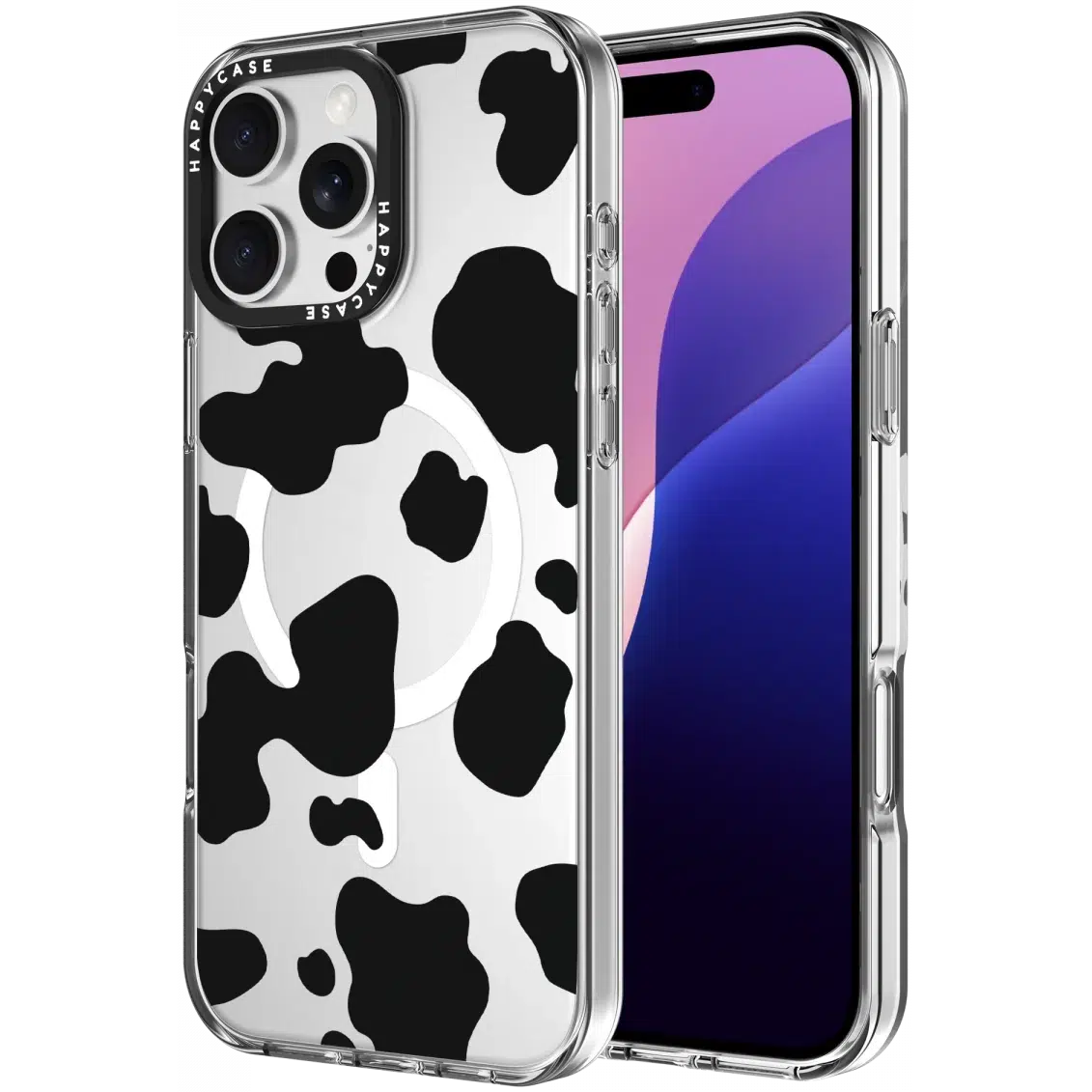 HappyCase Joy Apple iPhone 16 Pro Max Hoesje MagSafe Back Cover Spotty Cow