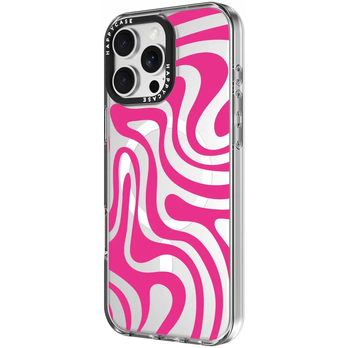 Apple iPhone 16 Pro Hoesje MagSafe Back Cover Wavy Swirl