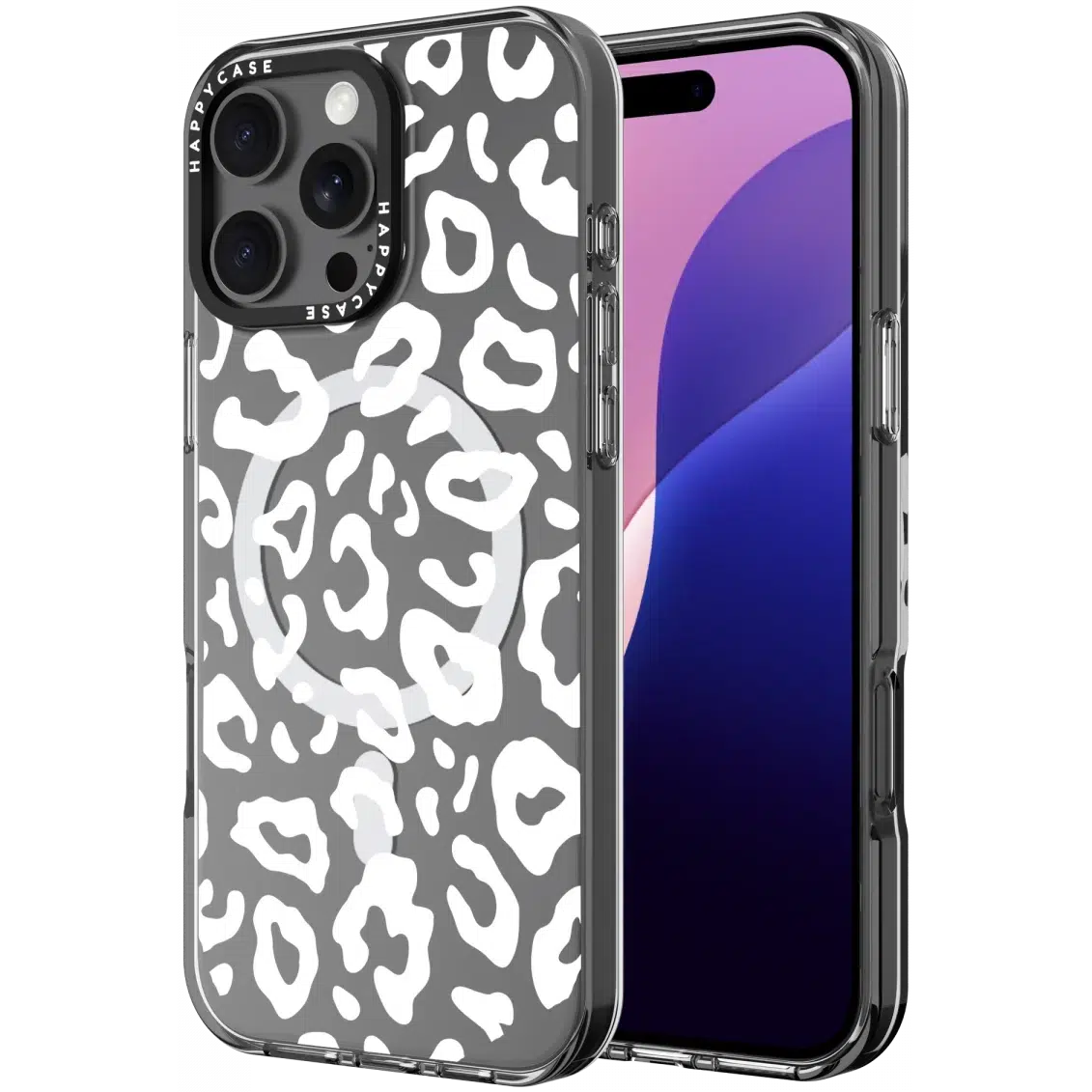 HappyCase Joy Apple iPhone 16 Pro Max Hoesje MagSafe Back Cover Wild Leopard