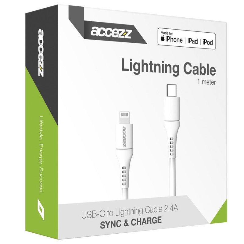 Lightning naar USB-C kabel - MFi certificering - 1 meter - Wit