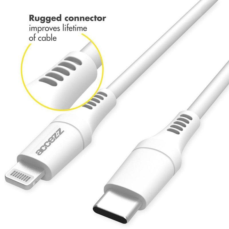 Lightning naar USB-C kabel - MFi certificering - 1 meter - Wit