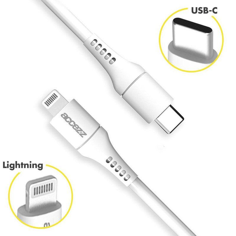 Lightning naar USB-C kabel - MFi certificering - 1 meter - Wit