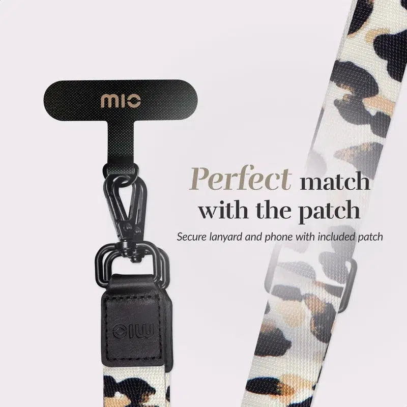 MIO Lanyard Universeel Nylon Telefoonkoord / Telefoonketting Leopard