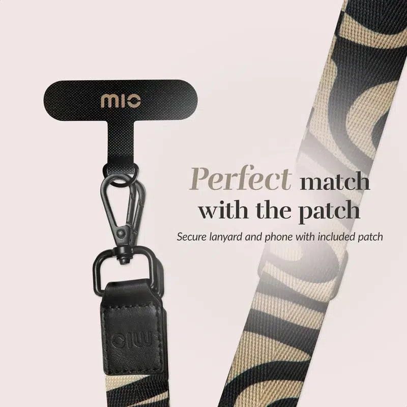 MIO Lanyard Universeel Nylon Telefoonkoord / Telefoonketting Swirl