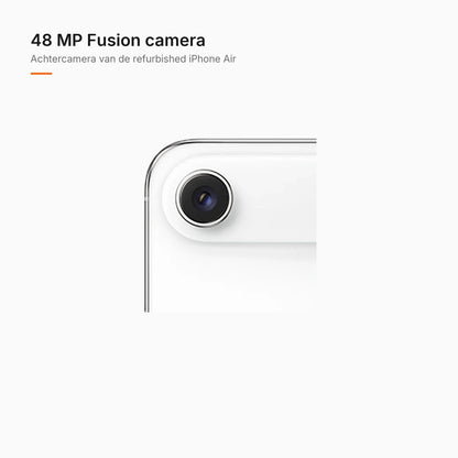Refurbished iPhone Air Wit, achtercamera