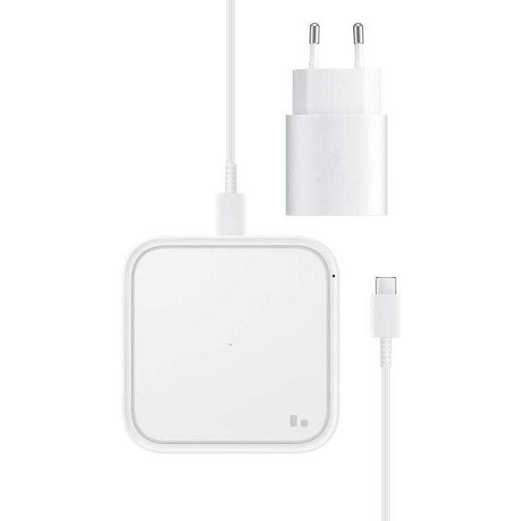 Originele Samsung Wireless Charger 15W Fast Charge + Adapter 25W Wit