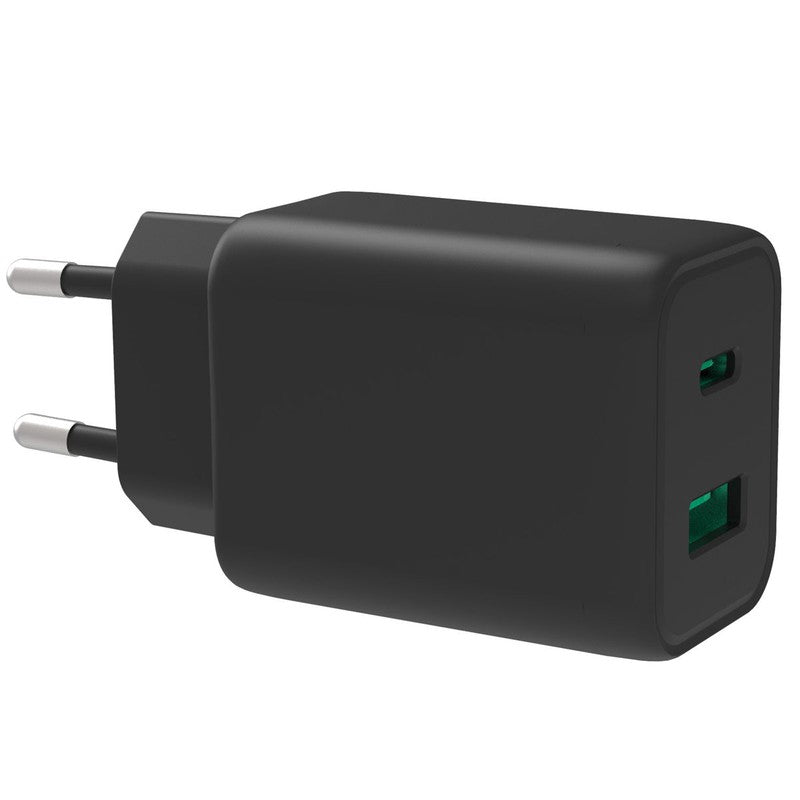 Power Plus Wall Charger - Oplader USB-C & USB aansluiting - Power Delivery - 33W - Zwart