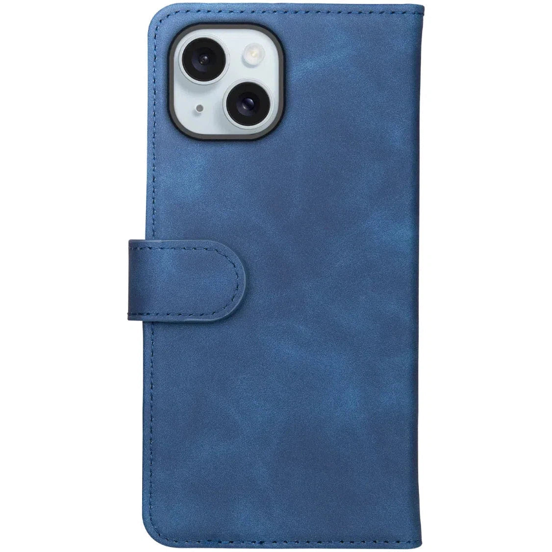 Premium Apple iPhone 15 Plus Hoesje Book Case Wallet - Blauw