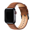 Genuine Leather Apple Watch Band - Brown