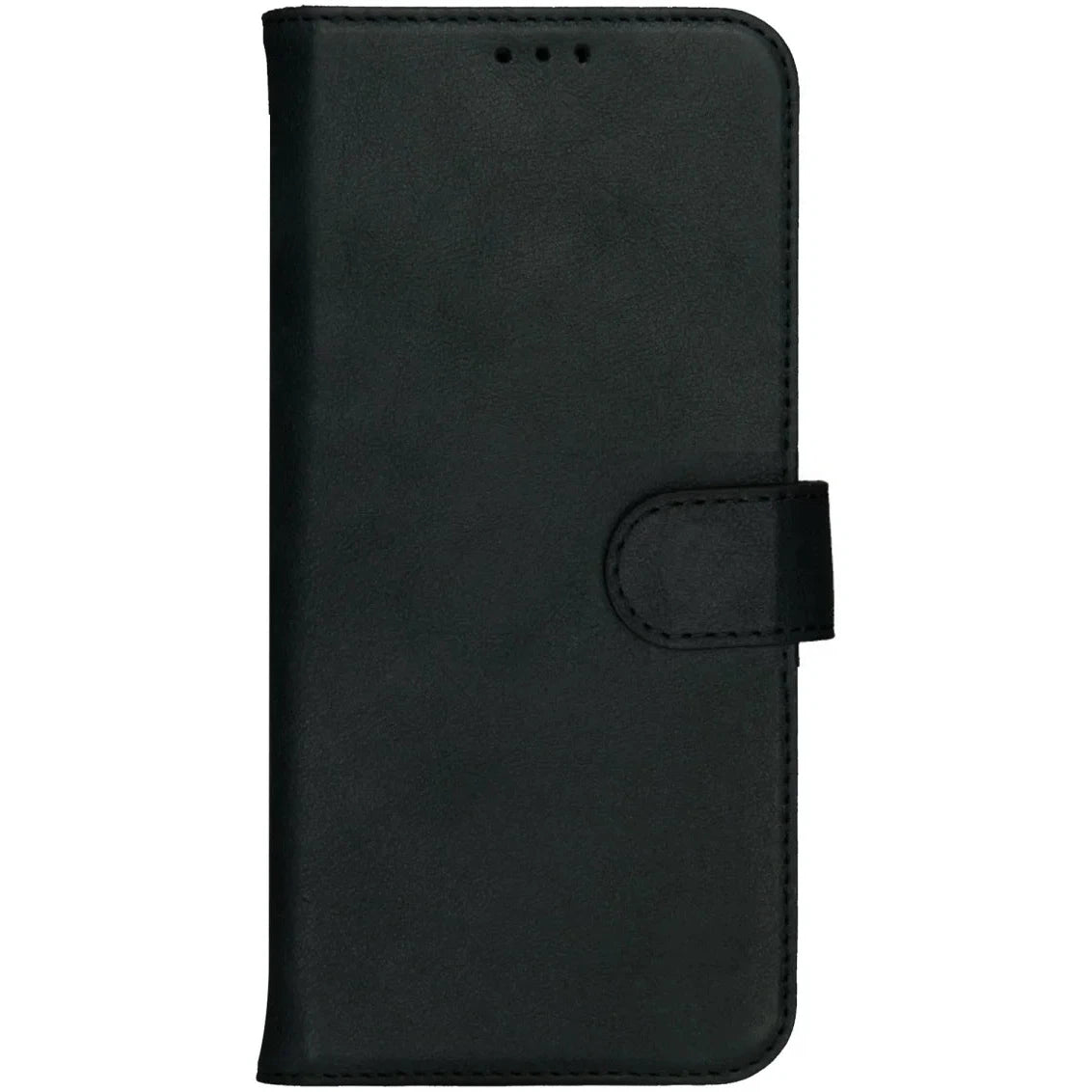 Deluxe Samsung Galaxy S24 Ultra Hoesje Echt Leer Book Case Zwart