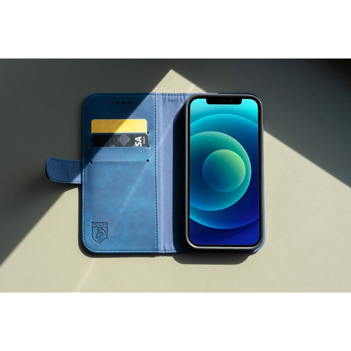 Apple iPhone 14 Plus Hoesje Book Cover Wallet Blauw