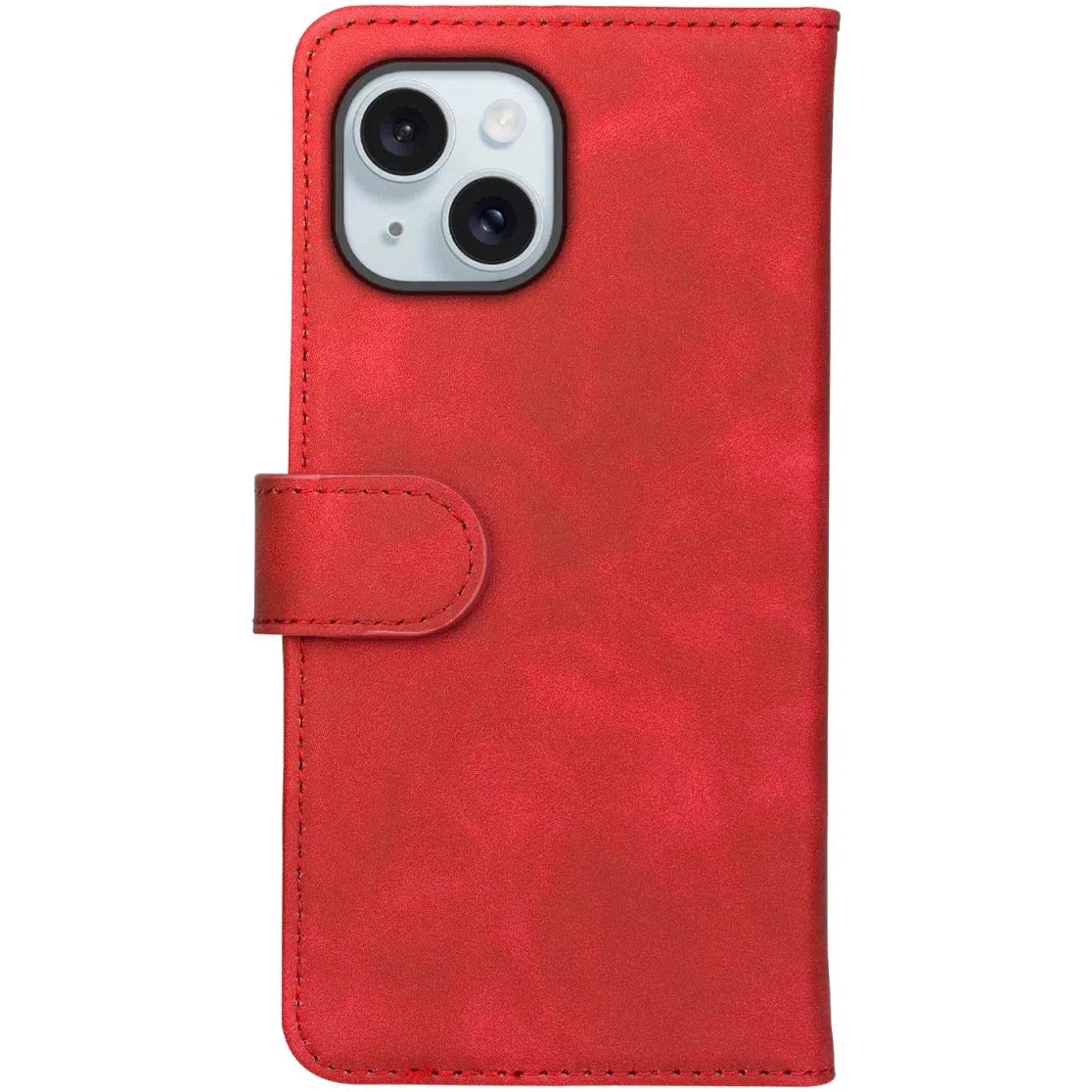 Premium Apple iPhone 15 Hoesje Book Case Wallet - Rood