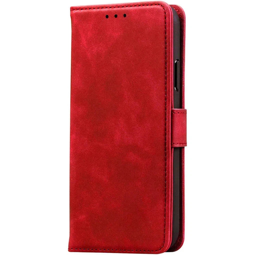 Premium Apple iPhone 15 Plus Hoesje Book Case Wallet - Rood