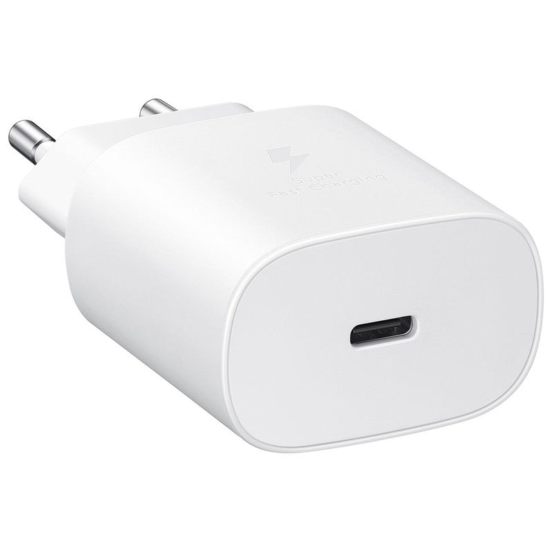 Samsung Originele Fast Charging Adapter USB-C Oplader - 25 Watt - Wit