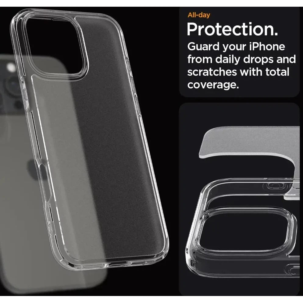 Spigen Ultra Hybrid Apple iPhone 16 Pro Hoesje Back Cover Frost Transparant