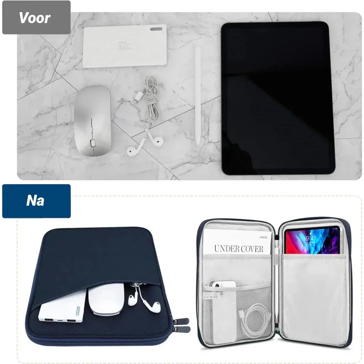 Universele Bescherm Hoes - iPad / Tablet Tas - Sleeve tot 12.9 Inch