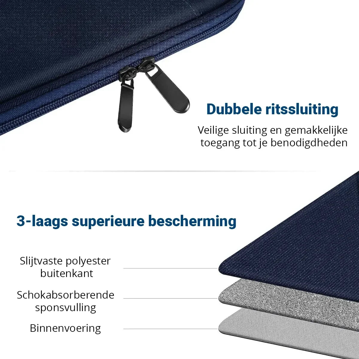 Universele Bescherm Hoes - iPad / Tablet Tas - Sleeve tot 12.9 Inch