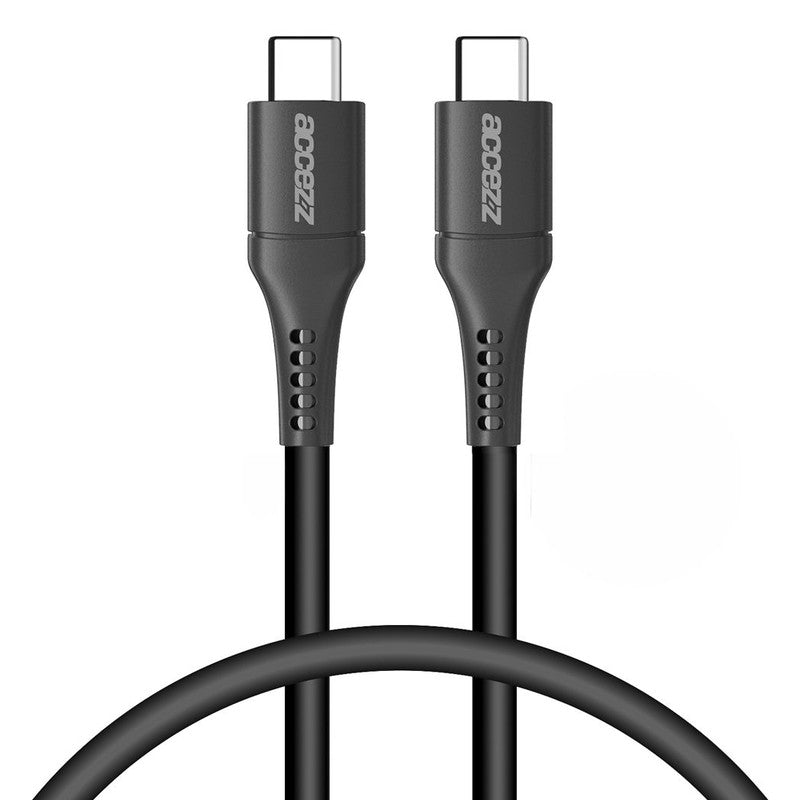 USB-C naar USB-C kabel - 0,2 meter - Zwart