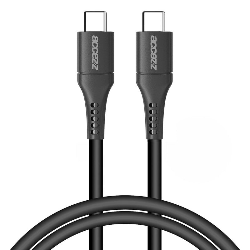 USB-C naar USB-C kabel - 1 meter - Zwart