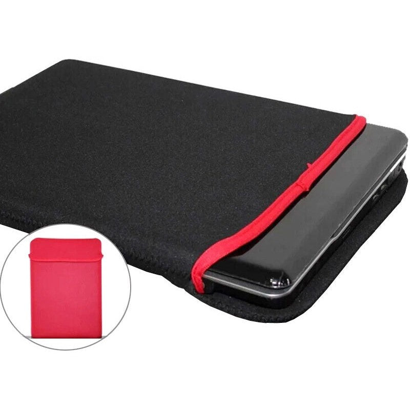 Neopreen Sleeve voor Laptop / iPad / Tablet hoes tot 15.6 Inch Zwart